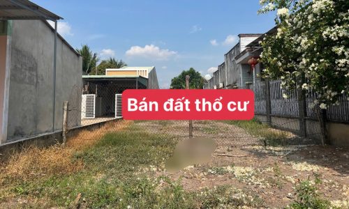 Bán nhanh thu hồi vốn đất tại Thạnh Nghĩa Thạnh Đông Tân Châu