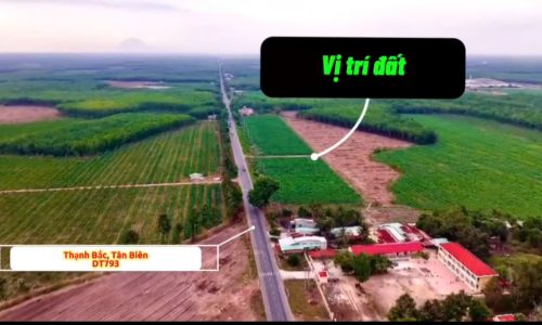 CẦN BÁN ĐẤT CHÍNH CHỦ NGAY MẶT TIỀN ĐƯỜNG ĐT 793 – XÃ TÂN LẬP TỈNH TÂY NINH